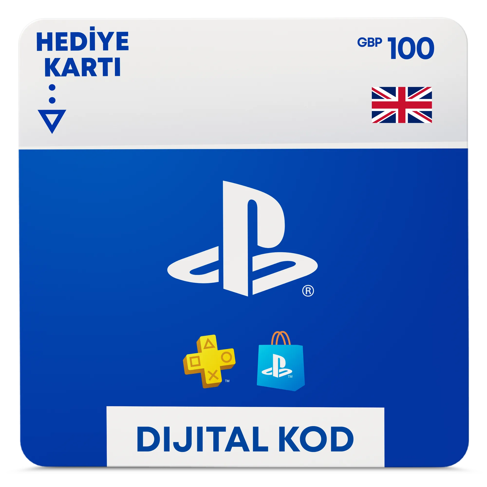 PSN Card United Kingdom 100 GBP